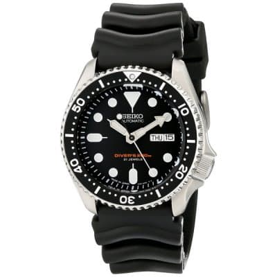 Seiko, Divers, svart gummi, SKX007J1, herrklocka
