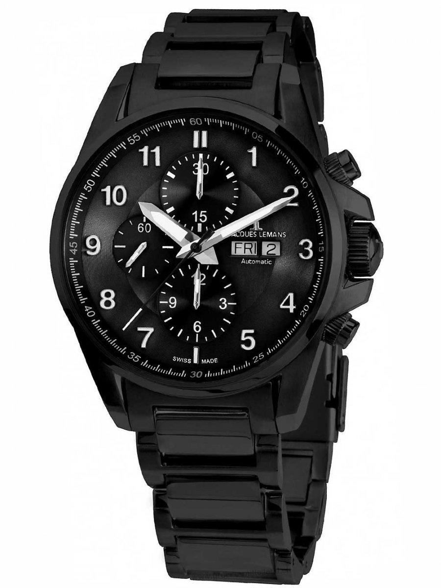 Jacques Lemans 1-1750G Liverpool Chronograph Herr 44mm 10ATM