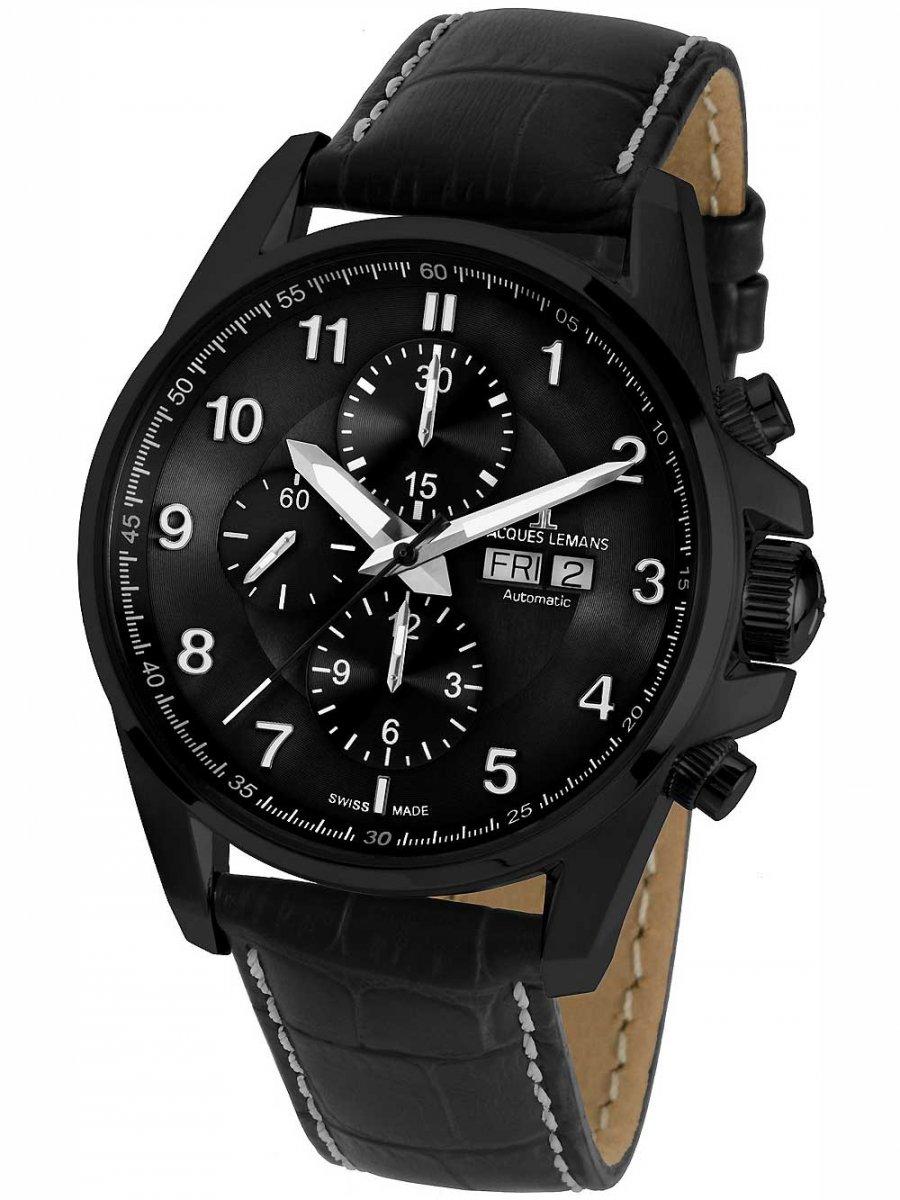 Jacques Lemans 1-1750C Liverpool Chronograph Herr 44mm 10ATM