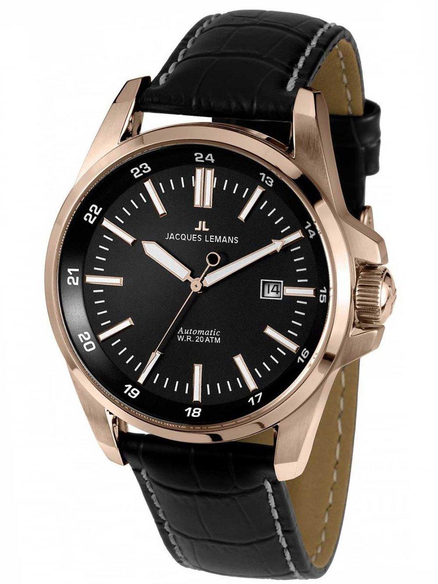 Jacques Lemans 1-1869B Liverpool Automatik Herr 44mm 20ATM