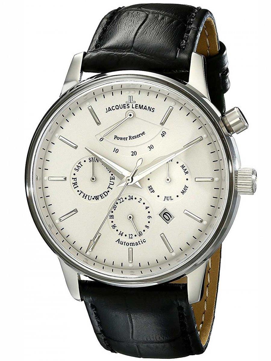 Jacques Lemans N-211A Nostalgie Automatik Herr 44mm 5ATM
