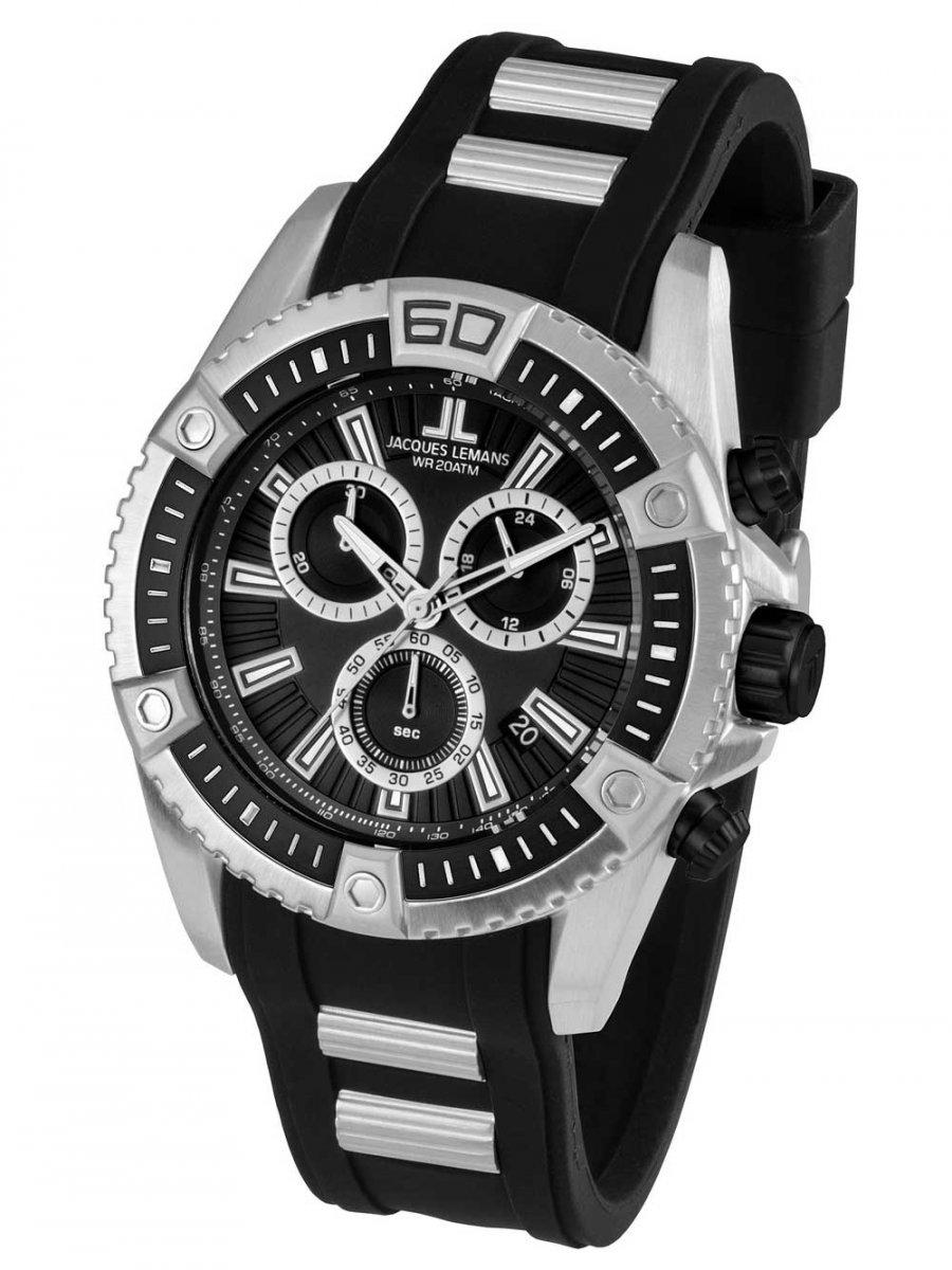 Jacques Lemans 1-1805B Liverpool Herr Chrono 46mm 20ATM