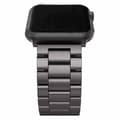 Miniatyrbilde 5 av 9: Apple Watch 42/44/45 1/2/3/4/5/6/7/Se metall svart klokkearmbånd