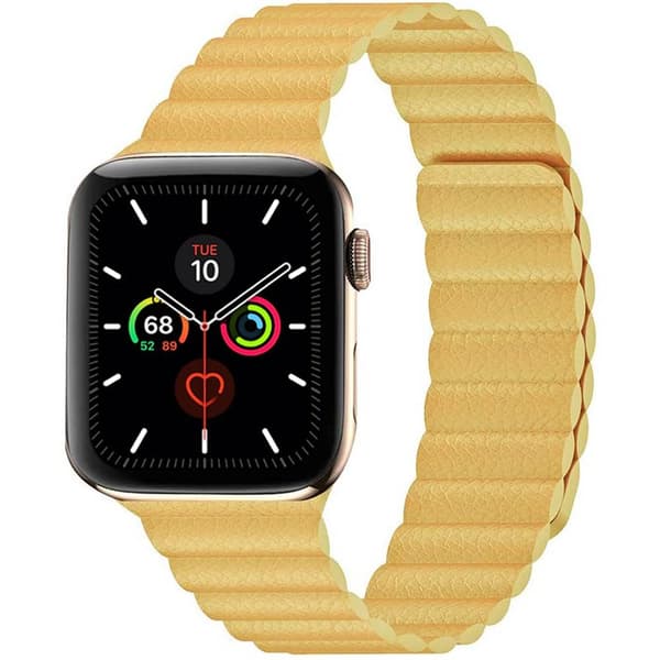 Apple Watch 5 (44mm) Loop bånd - Lemon