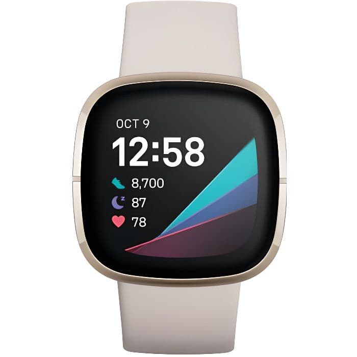 FITBIT - Sense Lunar Connected Watch - Vit