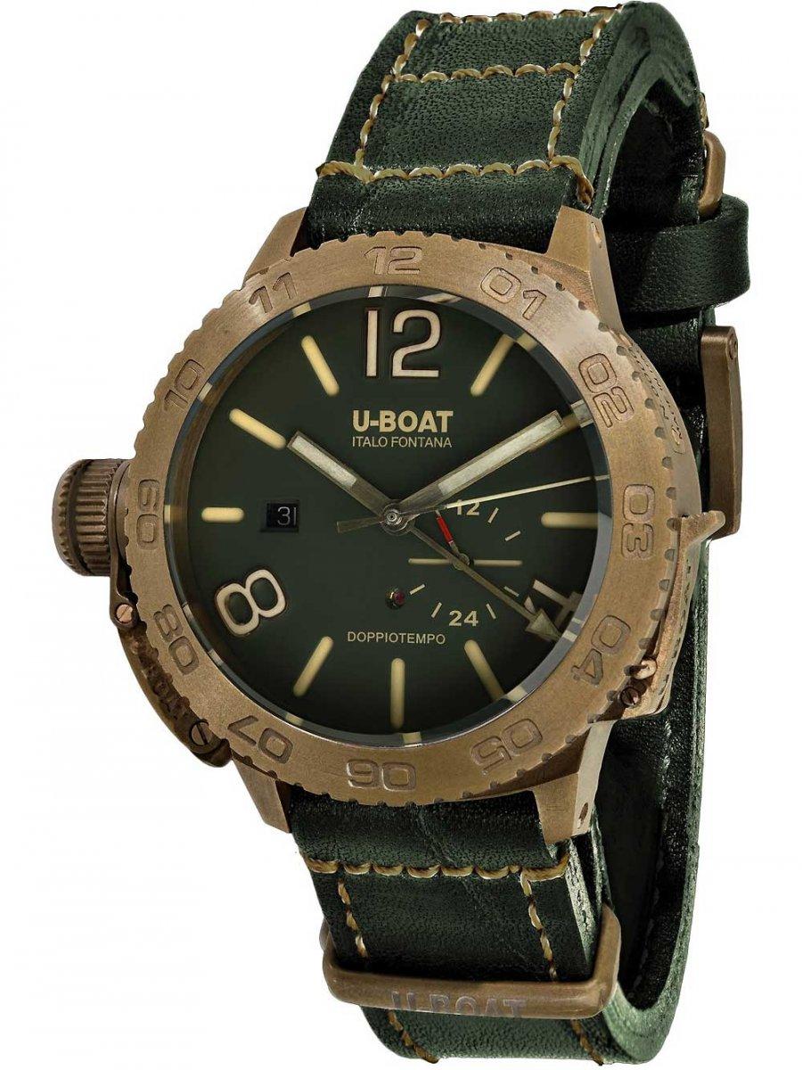 U-Boat 9088 Doppiotempo Brons Automatik 46mm 10ATM