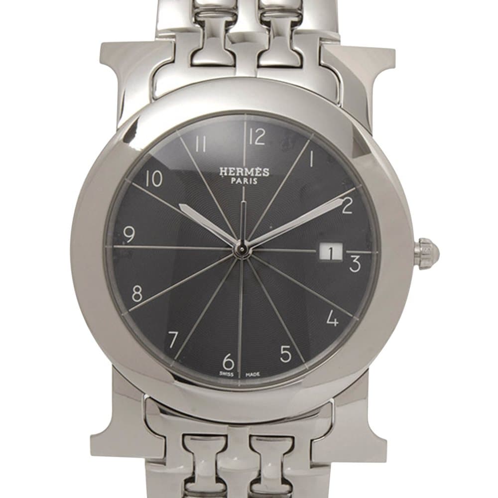 Hermes H Rondo Watch HR1.710 Silver