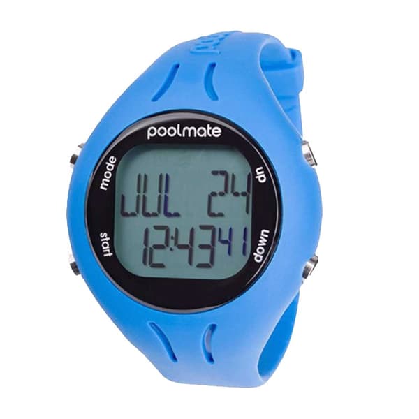 Swimovate Unisex Digitalklocka PoolMate2 för vuxna Blue One Size
