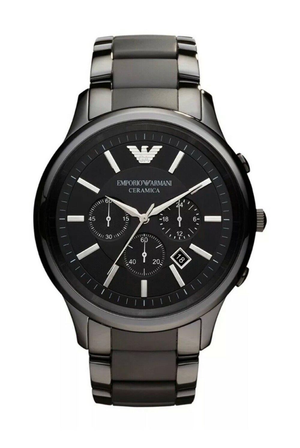 NEW EMPORIO ARMANI AR1451 Man Ceramica Chronograph