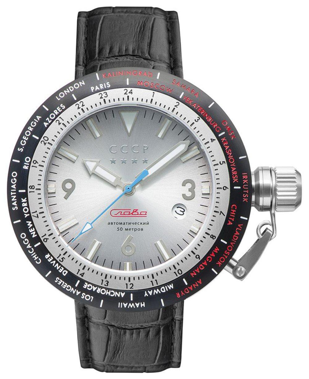 Russia timezone ~ cp-7053-03 CP-7053-03 Mens Quartz watch