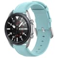 Miniatyrbilde 1 av 3: Lærarmbånd Samsung Galaxy Watch 3 (45mm) - Lyseblå
