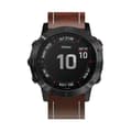 Pikkukuva 2 / 4: Nahkarannekoru Garmin Fenix 6X / 6X Pro - ruskea