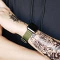 Pikkukuva 6 / 6: Apple Watch 1/2/3/4/5/6/7/katso 42/44/45 Nylon -rannekoru Nato -rannekorut