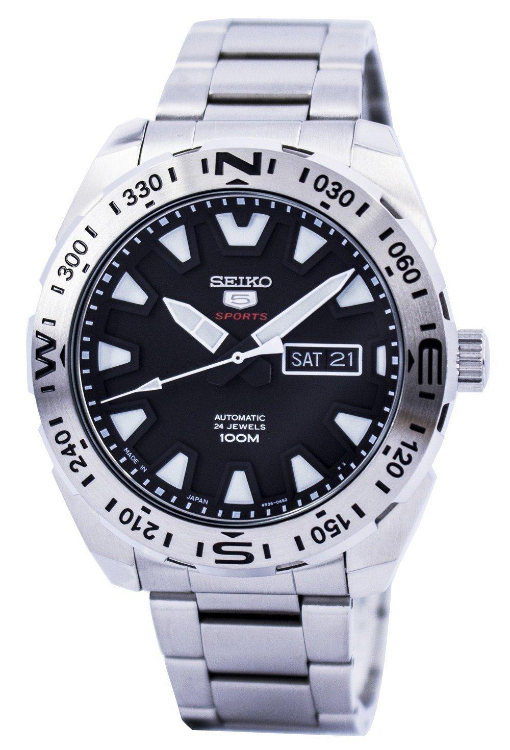 Seiko 5 Sports Automatic 24 Jewels Japan Made SRP739 SRP739J1 SRP739J Men's Watc