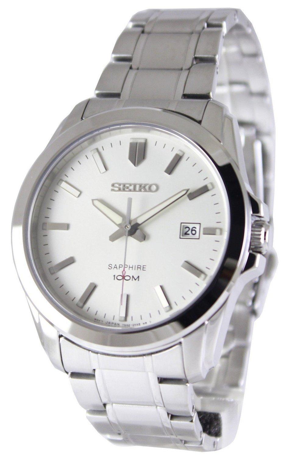 Seiko Neo Classic Quartz Sapphire 100M SGEH45 SGEH45P1 SGEH45P Men's Watch