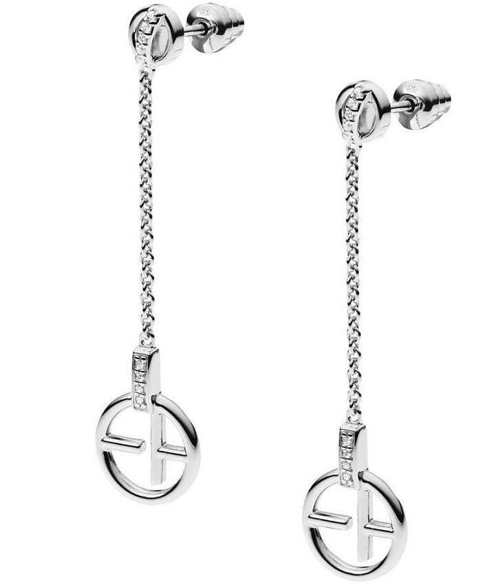 Emporio Armani EG3192040 - Signature, Earring, Silver