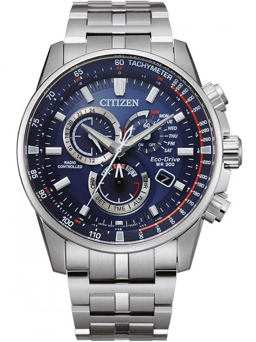 Citizen CB5880-54L Eco-Drive radio-controlled Kronograf Herrklocka 43mm 20ATM