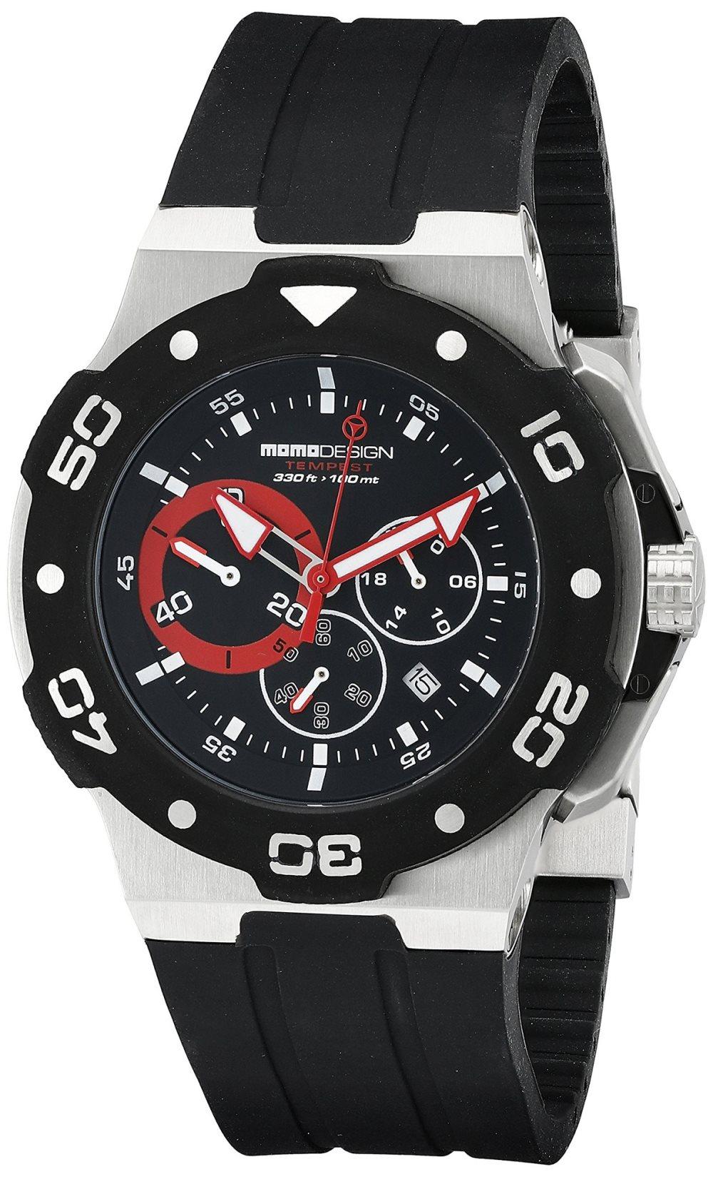Momo design tempest MD1004-01BKRD Mens Quartz watch