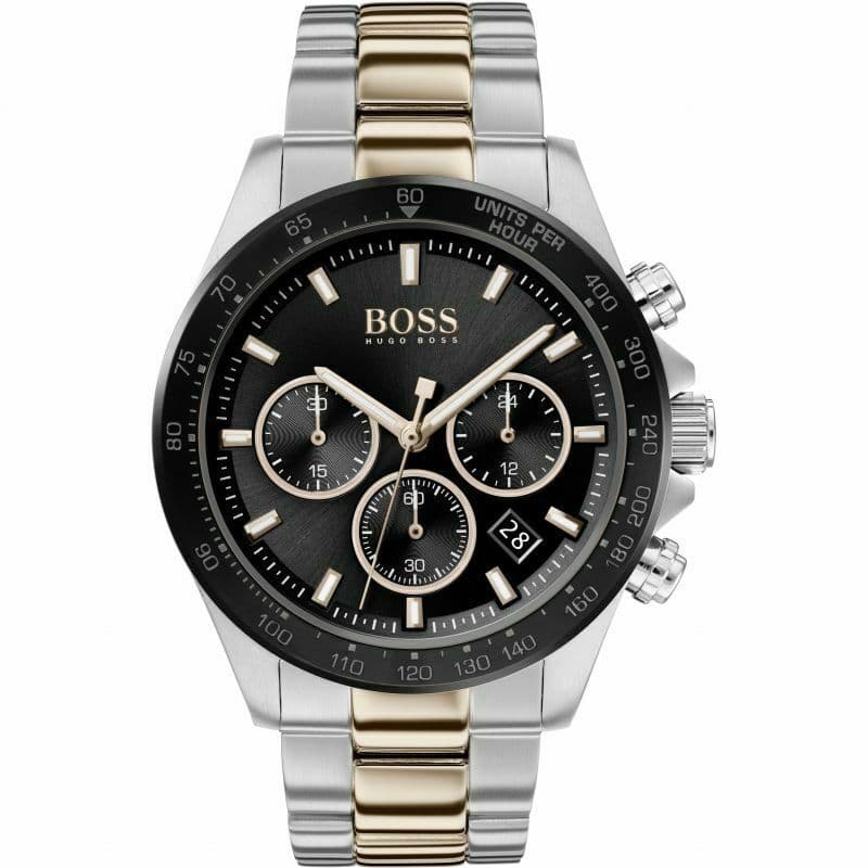 NEW Hugo Boss HB 1513757 Hero Sport Lux Two Tone Chronograph Men's