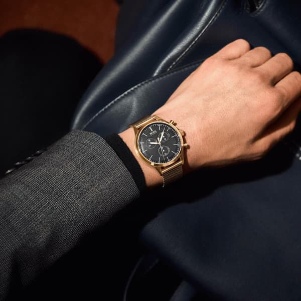 Hugo Boss 1513548 Rose-aani teraksen Chronograph miesten katsella