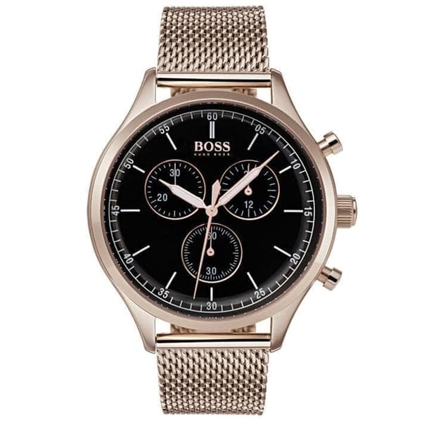 Hugo Boss 1513548 Rose-aani teraksen Chronograph miesten katsella