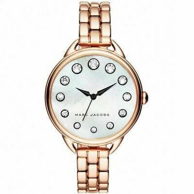 Marc Jacobs MJ3515 analoginen kvartsi ruostumattomasta teräksestä hihna naisten kello