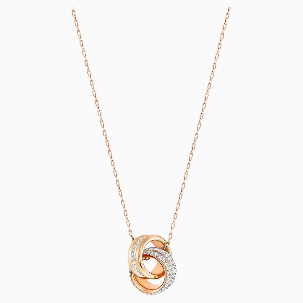 Swarovski 5240525 Vidare H�nge, White, Rose-guld Tone pl�terad