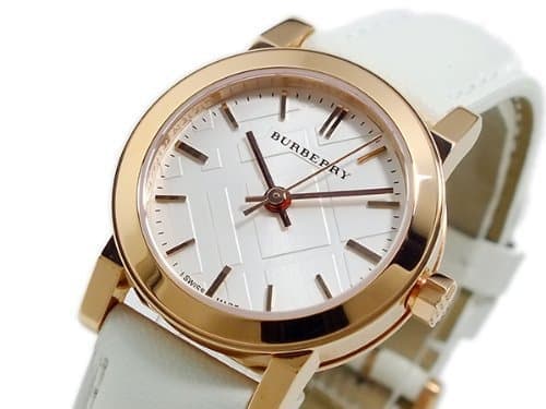 Burberry BU9209 Rose Gold Tone vitt kvinnors Watch
