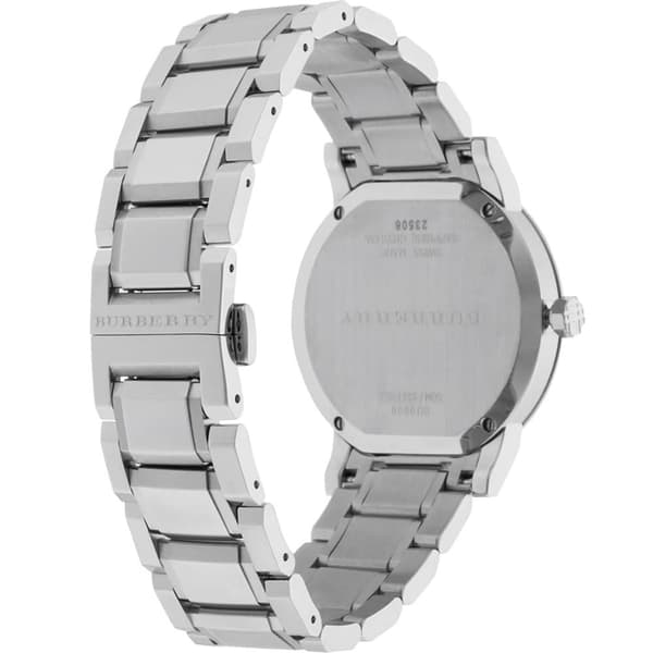Burberry BU9000 hopea kellotaulu ruostumattomasta teräksestä unisex-kello