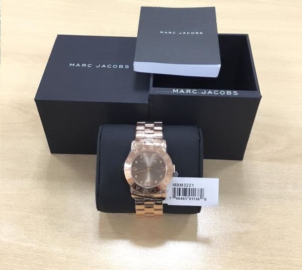 Marc Jacobs MBM3221 Analog kvarts rustfrit stål Ter St dameur