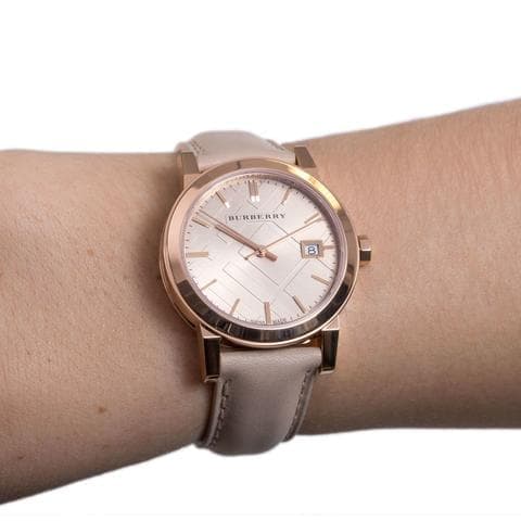 Burberry BU9109 The City Rose Gold Tone naisten kello