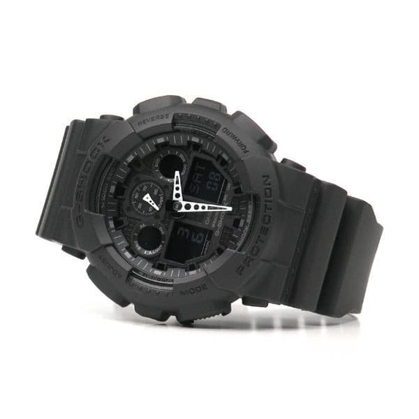 Casio G-Shock GA 100-1A1 Militärserie Svart Herrklocka
