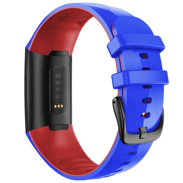 Twin Sport Armband Fitbit Charge 4 - Blå/röd