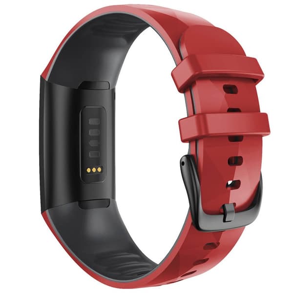 Twin Sport Rannekoru Armband Fitbit Charge 3- Punamusta