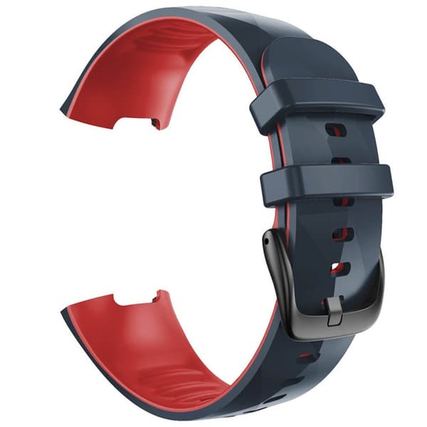 Twin Sport Armband Fitbit Charge 3 - Mörkgrå/röd
