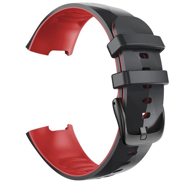 Twin Sport armbånd Fitbit Charge 3 - Svart/rød
