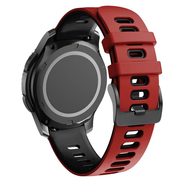 Twin Sport Armband Samsung Galaxy Watch 46 - Röd/svart