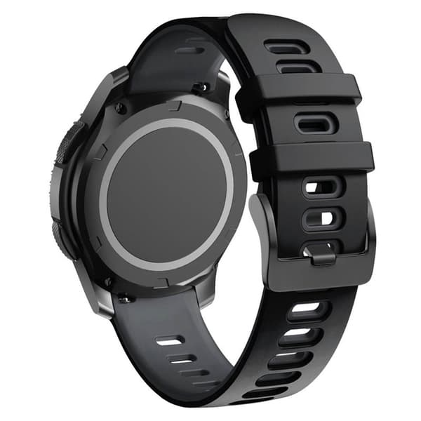 Twin Sport Armband Samsung Galaxy Watch 46 - Svart/grå