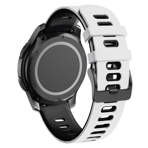 Twin Sport Armbånd Samsung Galaxy Gear S3 - hvidsort