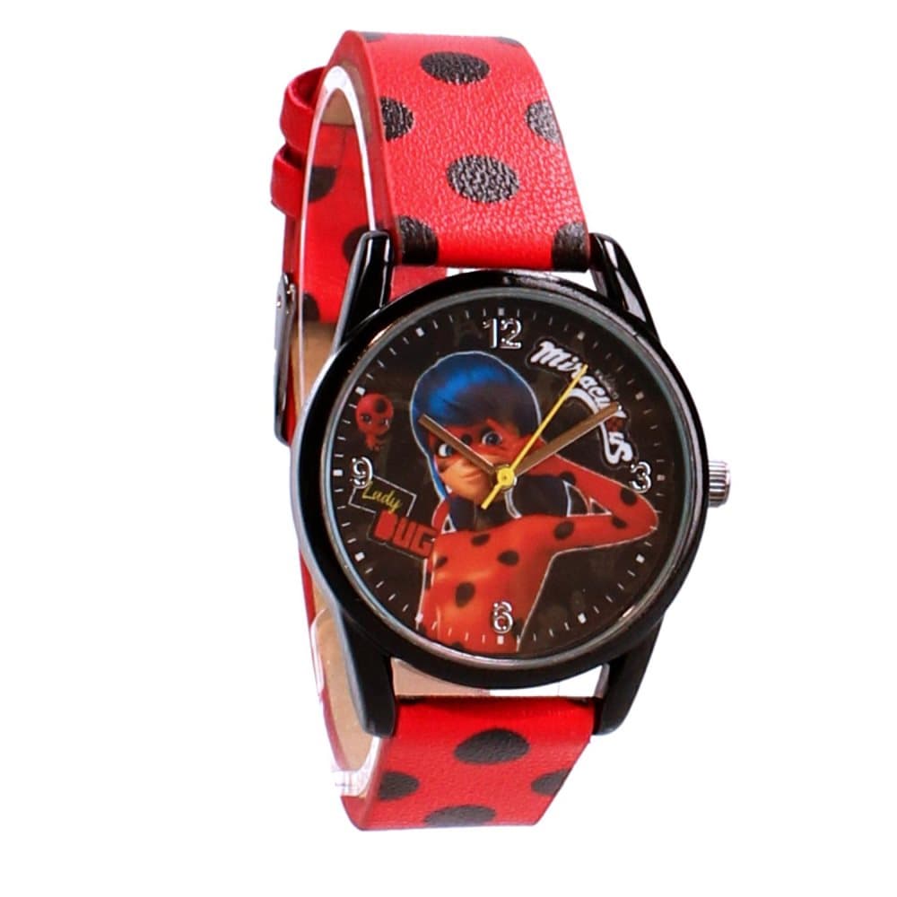 Barnklocka miraculous analog armbandsklocka klocka ladybug