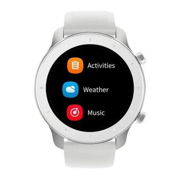 Amazfit GTR 42 Smartwatch -  Moonlight White