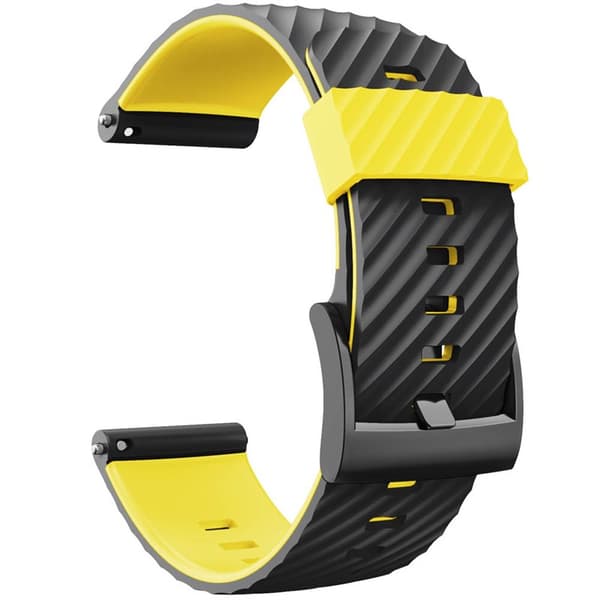 Twin Sport armbånd Suunto 7 - Svart/gul