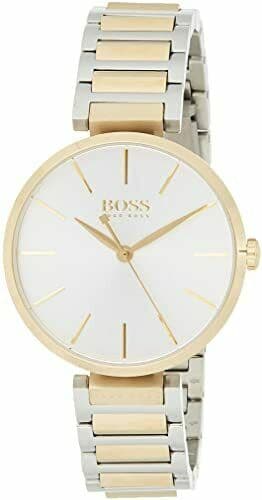NEW Hugo Boss 1502417 Ladies 2 Tone Gold