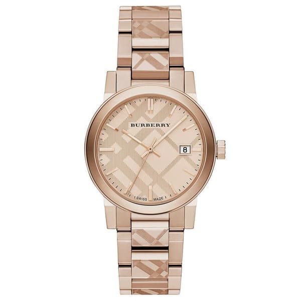 Burberry BU9039 Rose Gold Urval Rostfritt Stål Kvarts Ladie Klocka