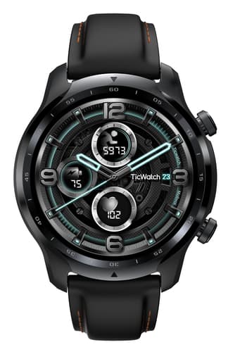 TicWatch Pro 3 GPS Smart-klocka, NFC, GPS (satellit), Retina AMOLED, Pulsmätare, Vattentät, Bluetooth, 1 GB, 8 GB, Android, iOS, Wi-Fi, Snapdragon Wea