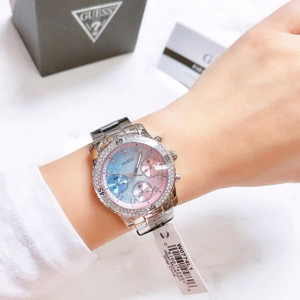 Guess W0774L1 Confetti Multicolor Sparkling Dial dameur
