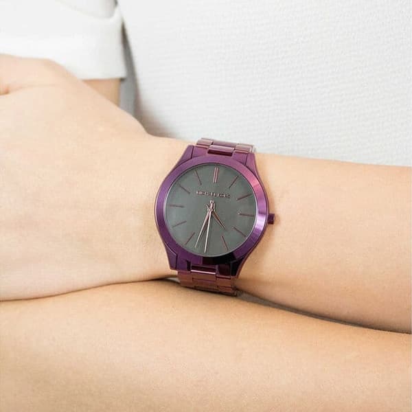 Michael Kors MK3551 Luumu varjo kapea kiitorata musta soittaa naisten kello