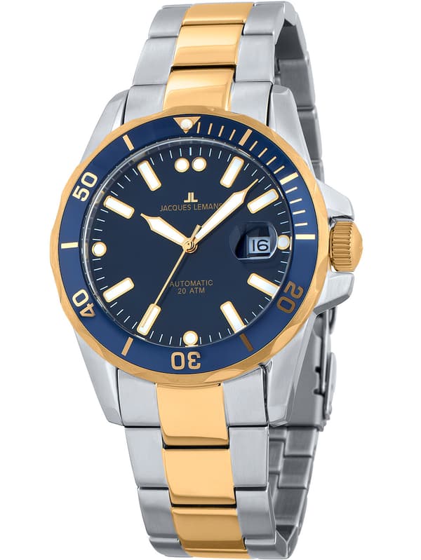 Mens Watch Jacques Lemans 1-2014F, Automatic, 42mm, 20ATM