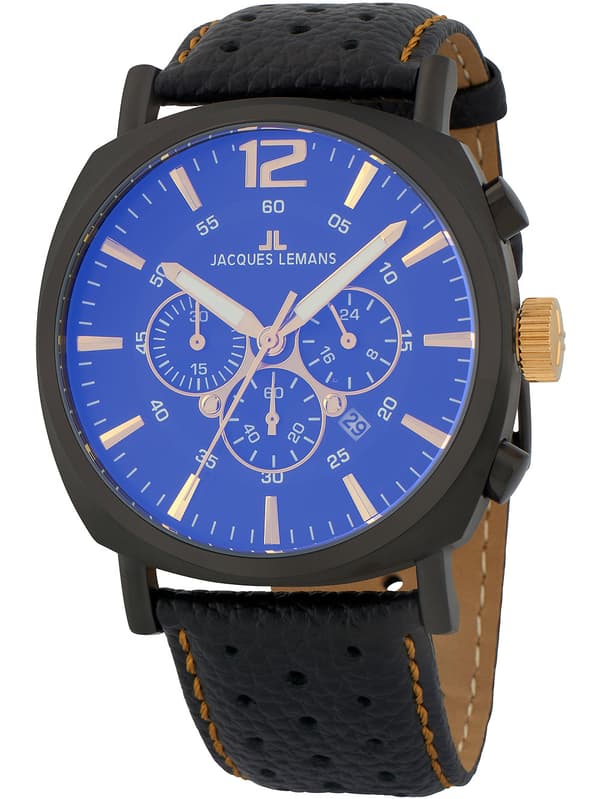 Mens Watch Jacques Lemans 1-1645.1O, Quartz, 46mm, 10ATM