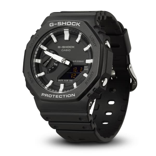 Mens Watch Casio GA-2100-1AER, Quartz, 45mm, 20ATM